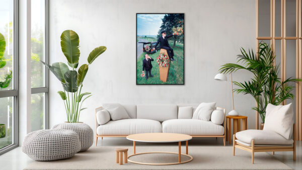 Pommes funebres Dingo tirage Fine Art Une image pour rever caisse americaine en situation