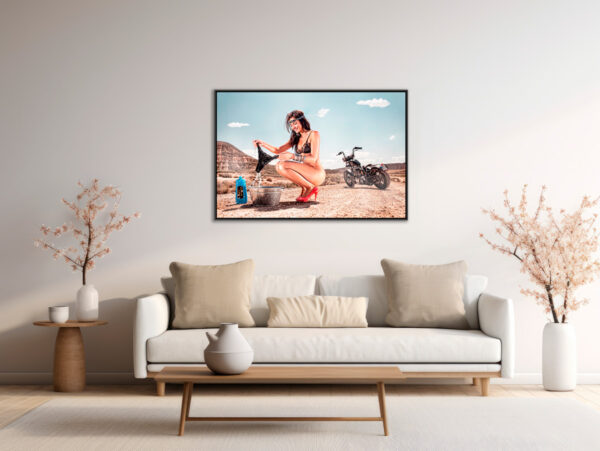 Ride and freedom Dingo tirage Fine Art Une image pour rever caisse americaine en situation