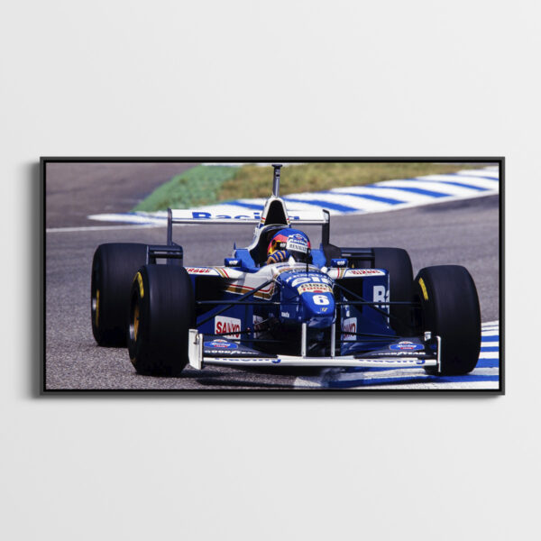Jacques Villeneuve Williams GP Allemagne F1 1996 Sebastien Desnoulez tirage Fine Art Une image pour rever caisse americaine