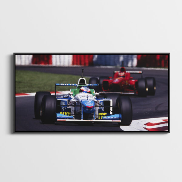 Jean Alesi Benetton GP Italie F1 1996 Sebastien Desnoulez tirage Fine Art Une image pour rever caisse americaine