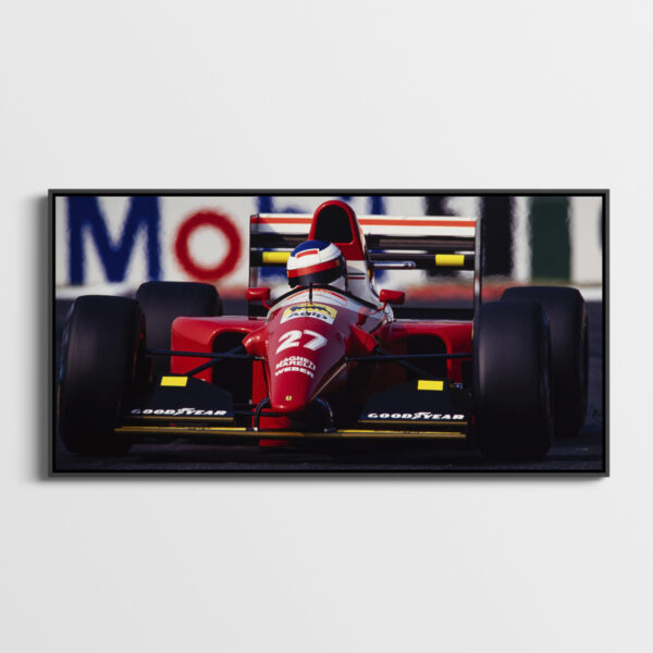 Jean Alesi Ferrari GP France F1 1993 Sebastien Desnoulez tirage Fine Art Une image pour rever caisse americaine