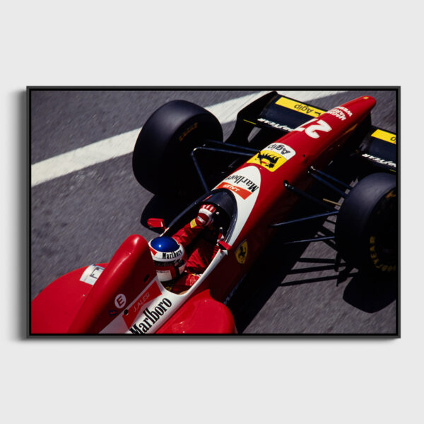 Jean Alesi Ferrari GP Monaco F1 1993 Sebastien Desnoulez tirage Fine Art Une image pour rever caisse americaine