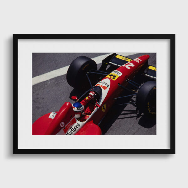 Jean Alesi Ferrari GP Monaco F1 1993 Sebastien Desnoulez tirage Fine Art Une image pour rever passe partout