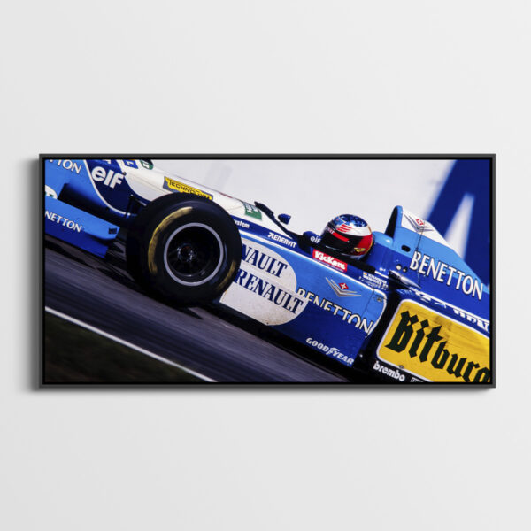 Michael Schumacher Benetton GP Allemagne F1 1995 Sebastien Desnoulez tirage Fine Art Une image pour rever caisse americaine