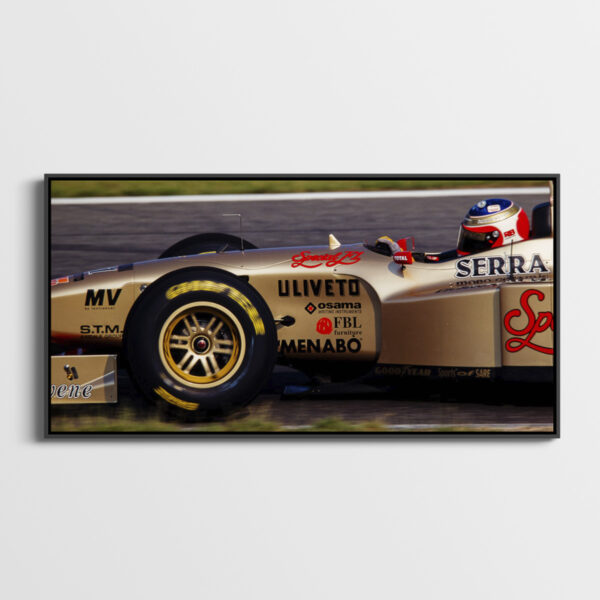 Rubens Barrichello Jordan GP Allemagne F1 1996 Sebastien Desnoulez tirage Fine Art Une image pour rever caisse americaine