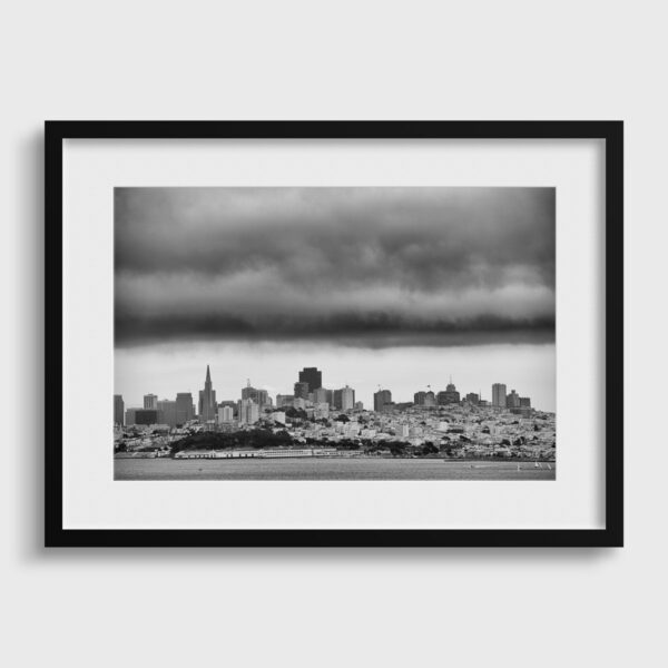Cloudy San Francisco Sebastien Desnoulez Photographie tirage Art Une image pour rever passe partout
