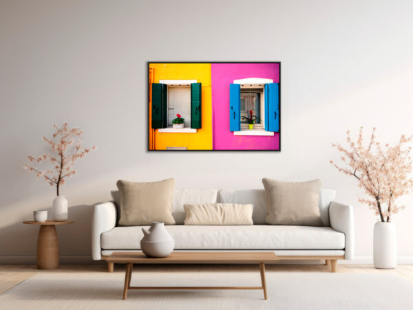 Deux fenetres Sebastien Desnoulez Photographie tirage Art Une image pour rever caisse americaine en situation