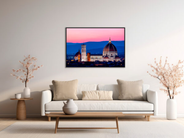 Florence Duomo Sebastien Desnoulez Photographie tirage Art Une image pour rever caisse americaine en situation