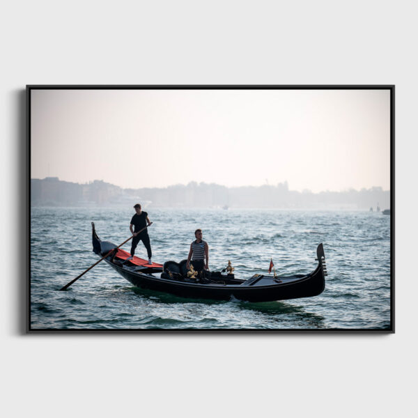 Gondoliers Sebastien Desnoulez Photographie tirage Art Une image pour rever caisse americaine