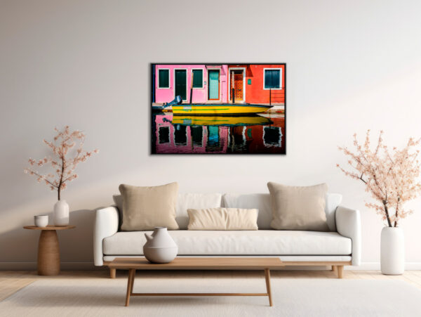 L echo du canal Sebastien Desnoulez Photographie tirage Art Une image pour rever caisse americaine en situation