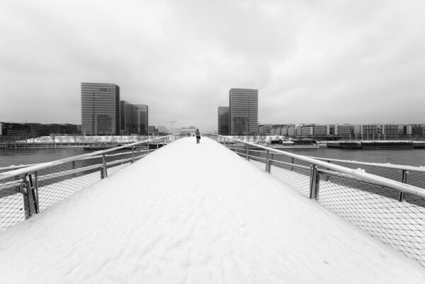 Snowy Footbridge