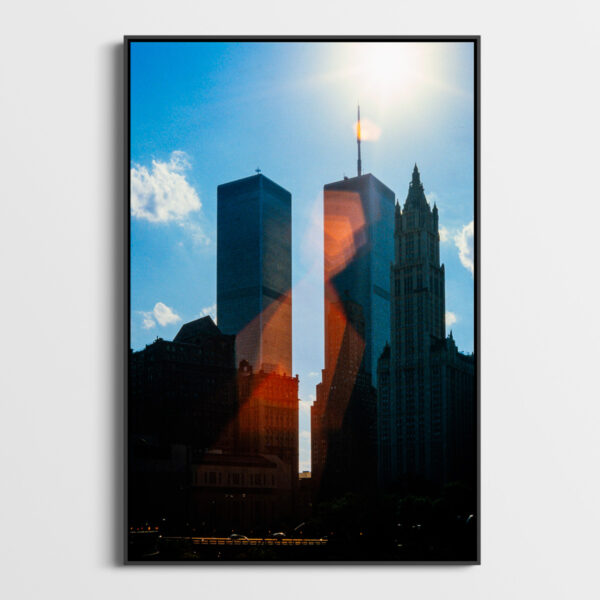 World Trade Center New York City 1985 Sebastien Desnoulez Photographie tirage Art Une image pour rever caisse americaine