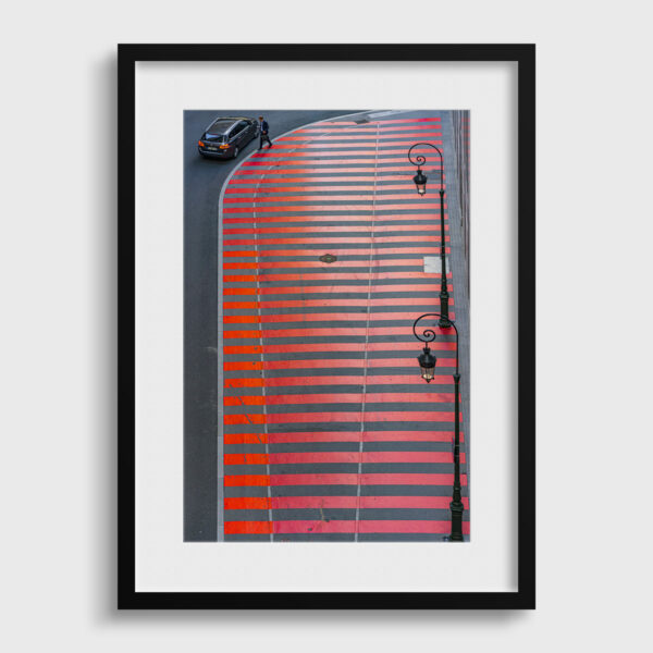 le vtc et la zone rouge Sebastien Desnoulez Photographie tirage Art Une image pour rever passe partout