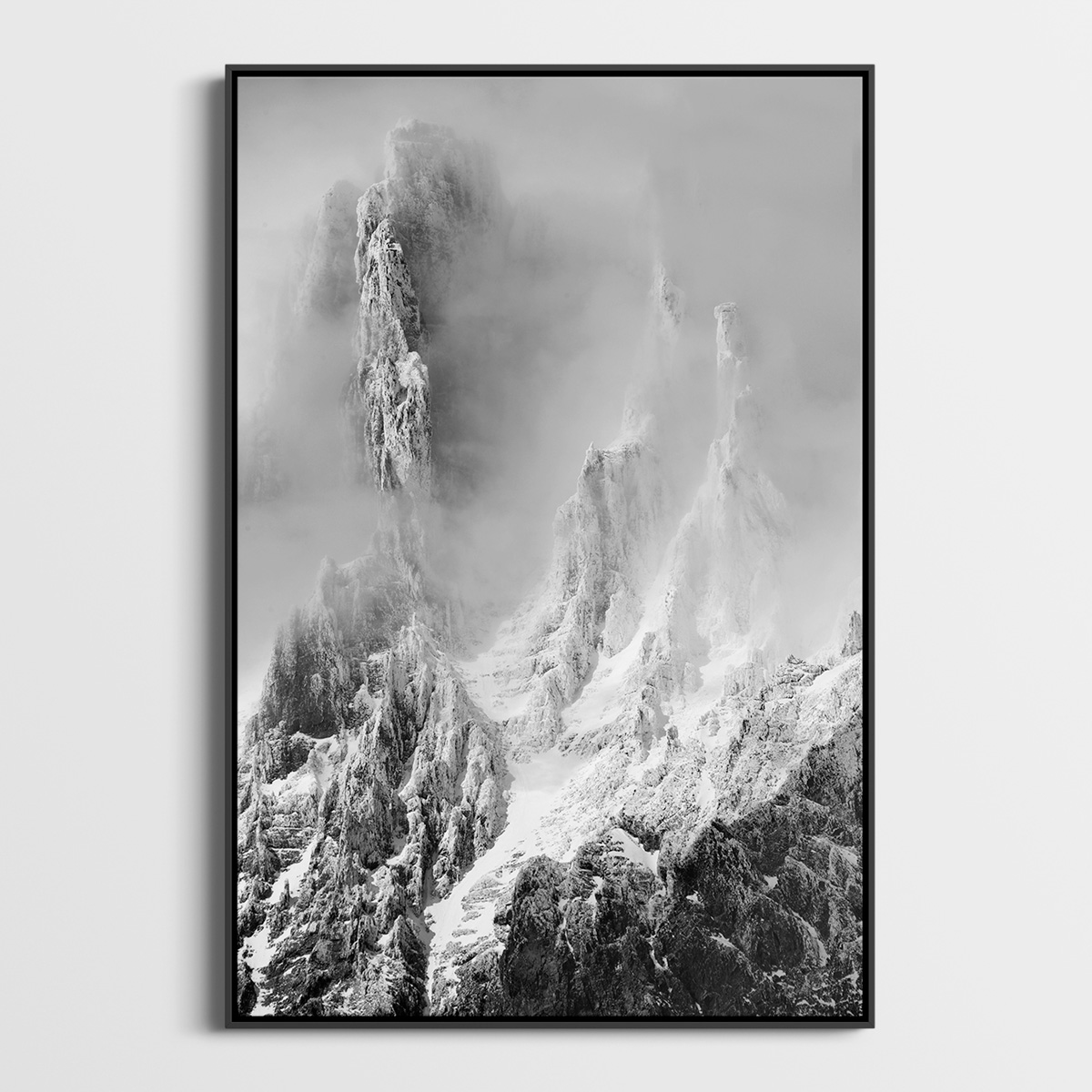 Torres del Paine brume sur les sommets Yves Langlois tirage Photographie Art Une image pour rever caisse americaine