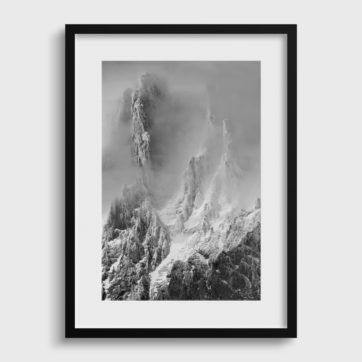 Torres del Paine brume sur les sommets Yves Langlois tirage Photographie Art Une image pour rever passe partout