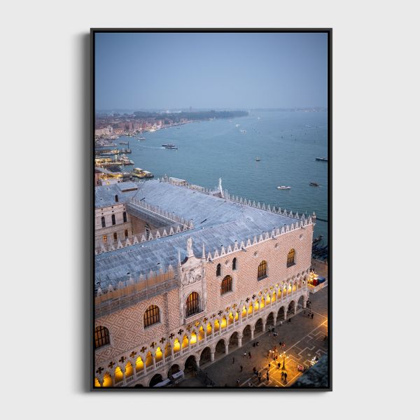 Palais des Doges et la lagune Sebastien Desnoulez  - Tirage photographique d'art - Photographie d'art - Une image pour rêver Caisse americaine