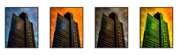 Color Darkchitecture x4 Sebastien Desnoulez - Tirage photographique d'art - Photographie d'art - Une image pour rêver caisse americaine